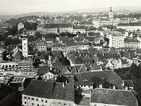 Panorama. Tržnica i zgrada Tržnoga nadzorništva u izgradnji 1929. godine
